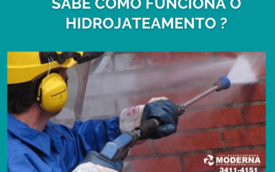 Sabe como funciona o Hidrojateamento ?
